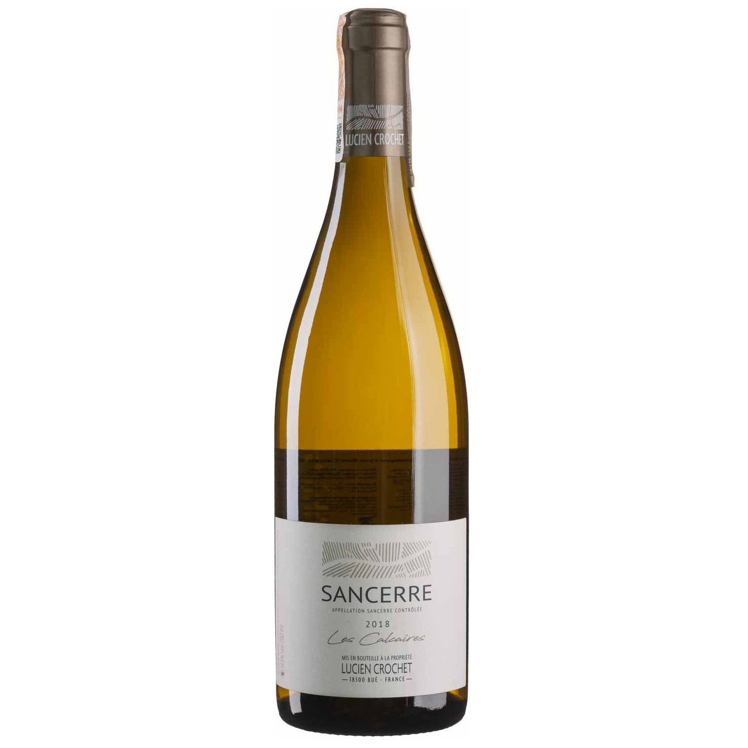 Вино Lucien Crochet Les Calcaire Blanc Sancerre 2019, белое, сухое, 0,75 л (R0932) - фото 1