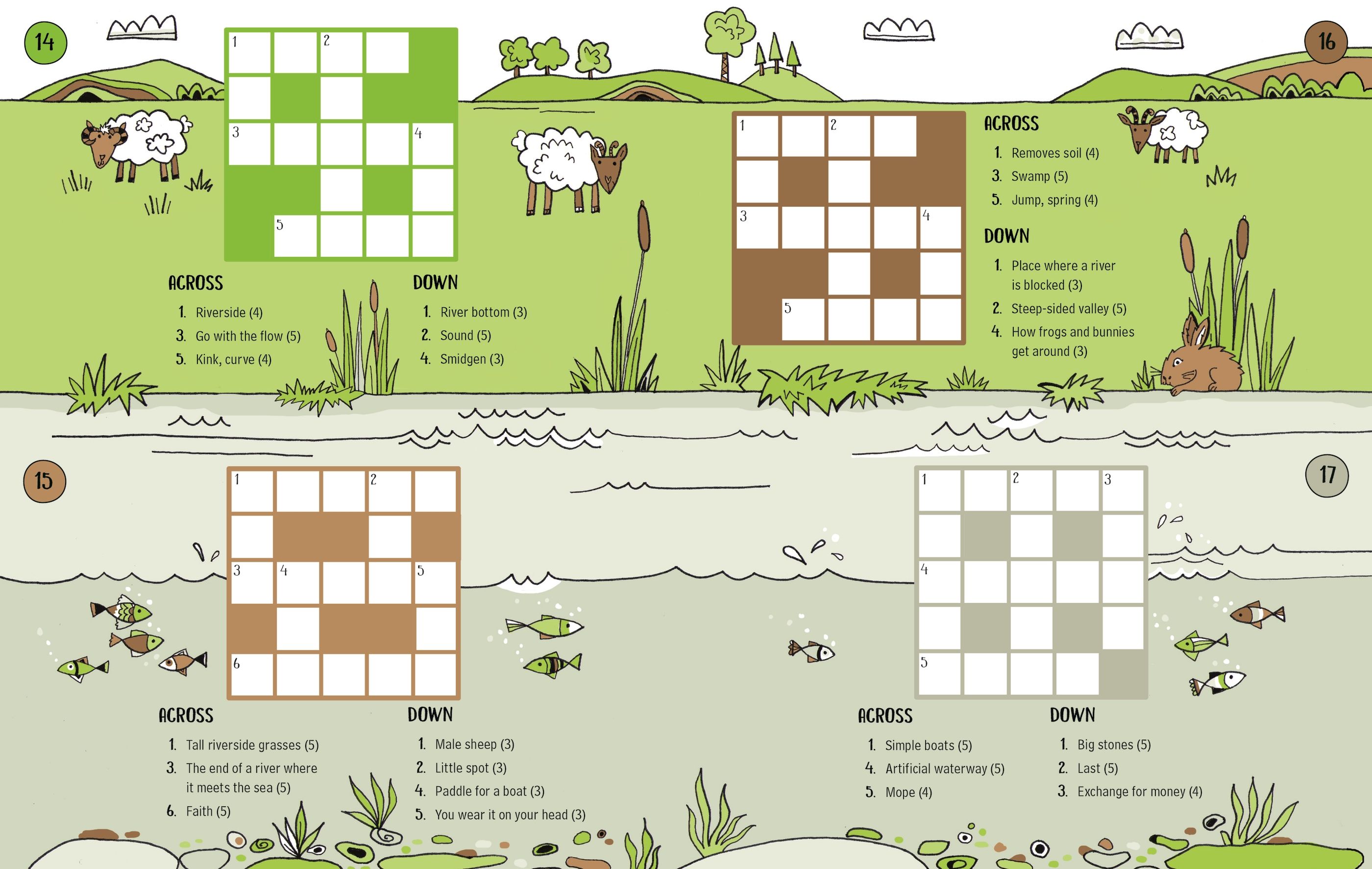 100 Children's Crosswords: Planet Earth - Phillip Clarke, англ. язык (9781474996129) - фото 3