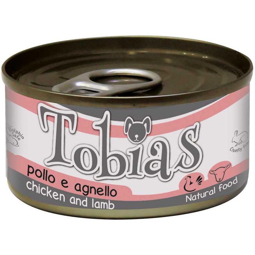 Влажный корм для собак Croci Tobias с курицей и ягненком 85 г - фото 1