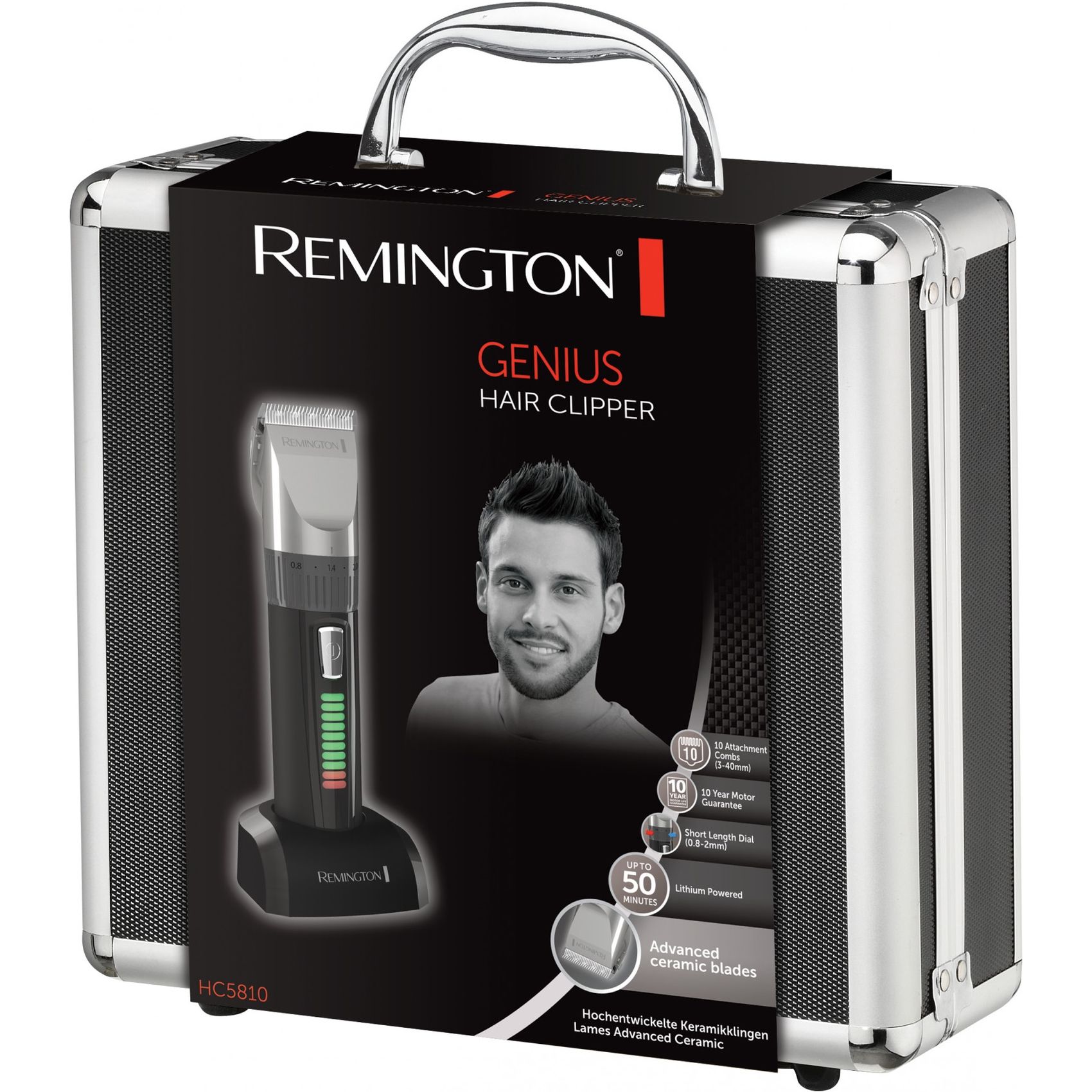 Машинка для стрижки Remington Genius HC5810 чорна - фото 4