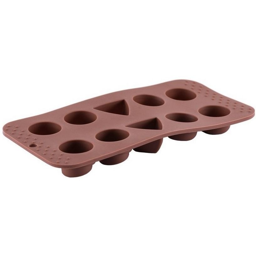 Форма для шоколадных фигур Gipfel силиконовая 21х10 см коричневый (2132) - фото 1
