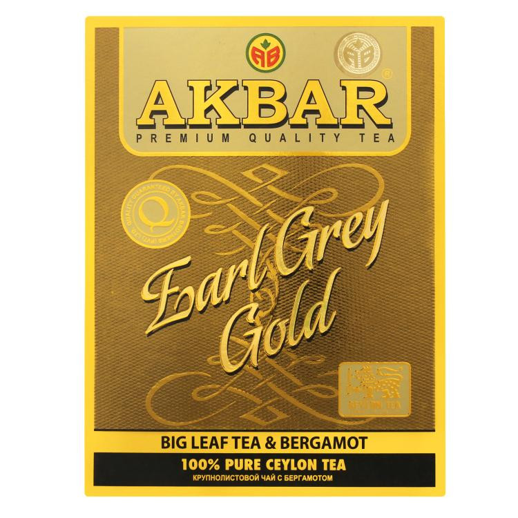 Чай черный Akbar Gold Earl Grey 80 г (544269) - фото 1
