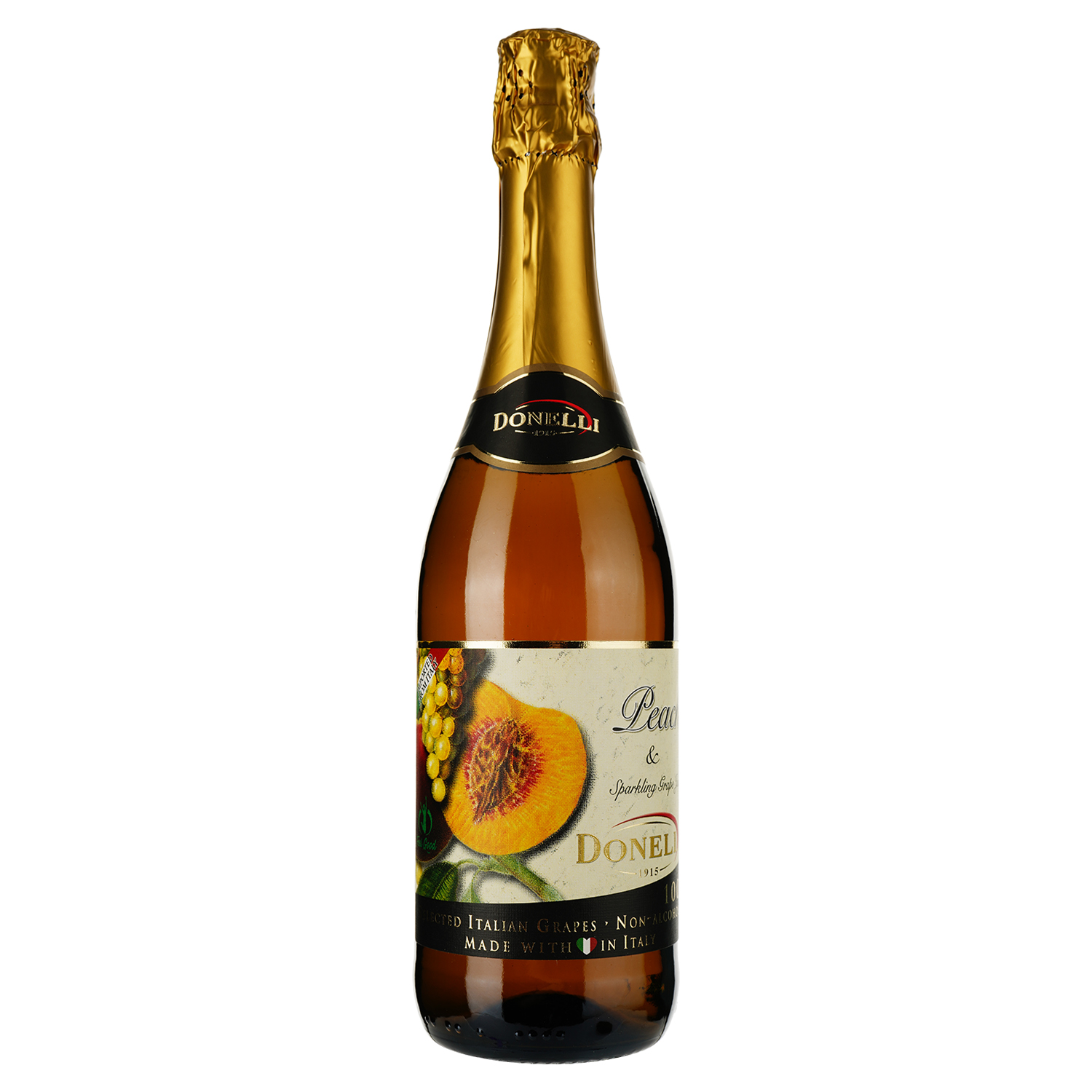Сок Donelli Виноградный с ароматом персика газированный 750 мл (566074) - фото 1