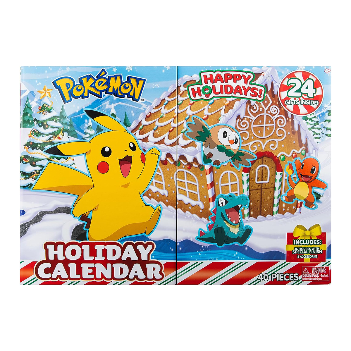 Набор игровых фигурок Pokemon Holiday Calendar (PKW3066) - фото 4