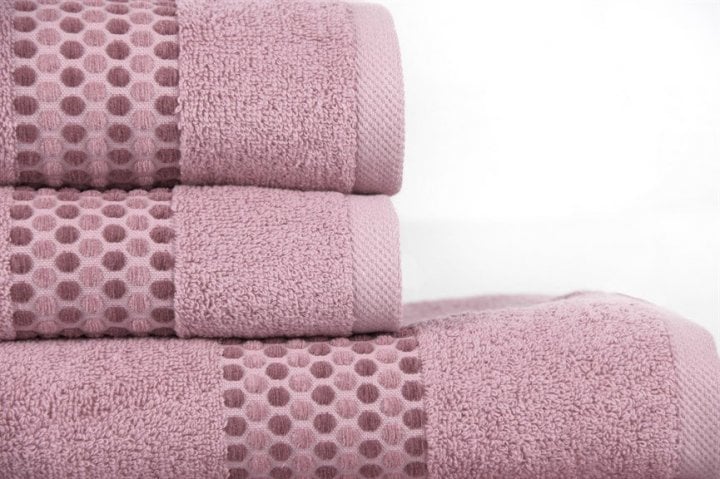 Полотенце махровое Maisonette Classy, 70х140 см, темно-розовый (8699965114680) - фото 4