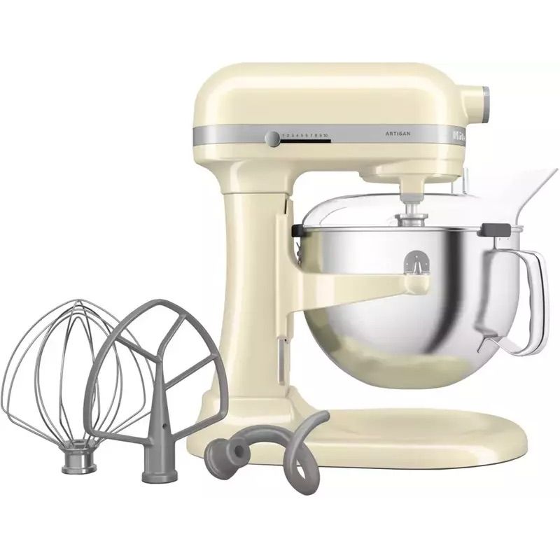 Планетарний міксер KitchenAid Artisan з підйомною чашею 5.6 л кремовий (5KSM60SPXEAC) - фото 6