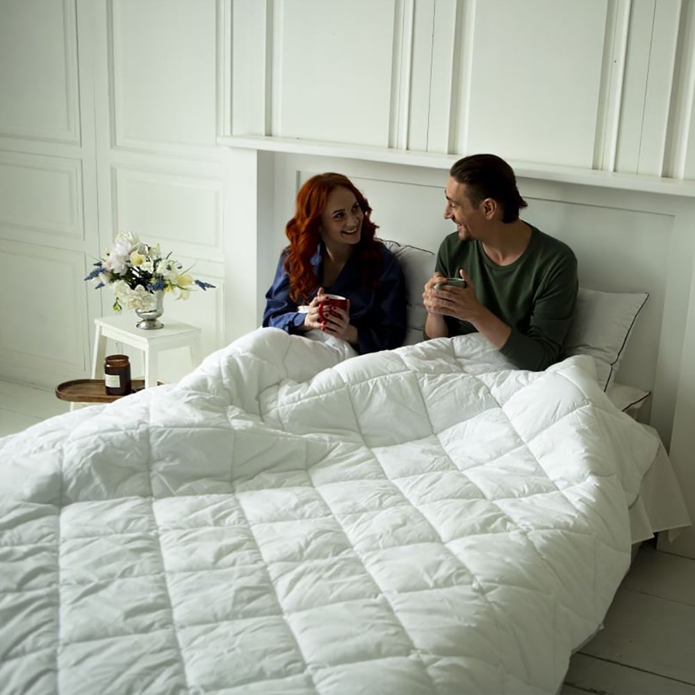 Одеяло антиаллергенное MirSon Royal Pearl EcoSilk №015, зимнее, 140x205 см, белое (8063128) - фото 8