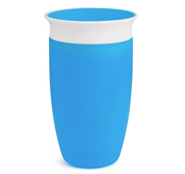 Чашка-непроливайка Munchkin Miracle 360 с крышкой, 296 мл, голубой (051858) - фото 2