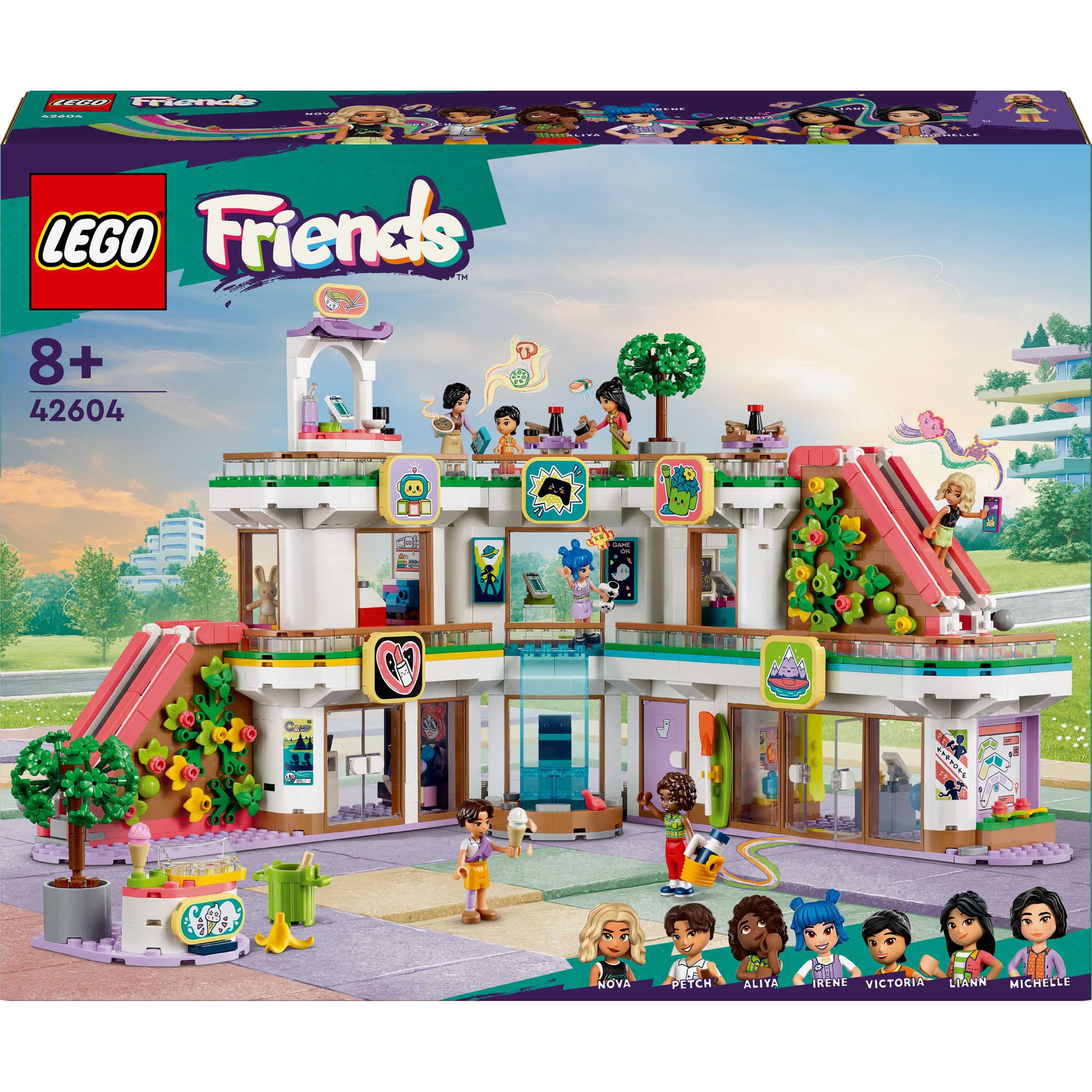 Конструктор LEGO Friends Торговый центр в Хартлейк-Сити 1237 детали (42604) - фото 1