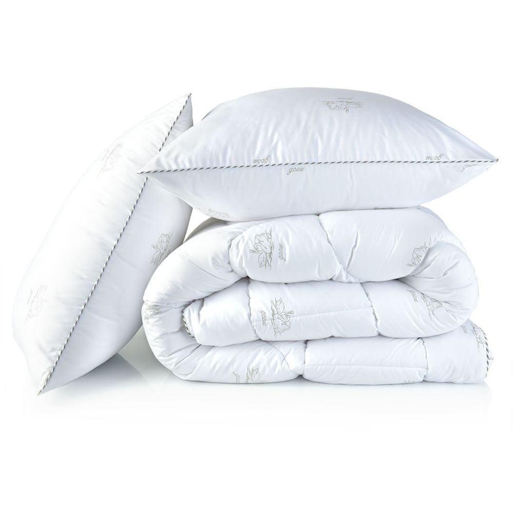 Набор Ideia Super Soft Classic: одеяло, 200х220 см + подушки 2 шт., 50х70 см, белый (8000035235) - фото 3