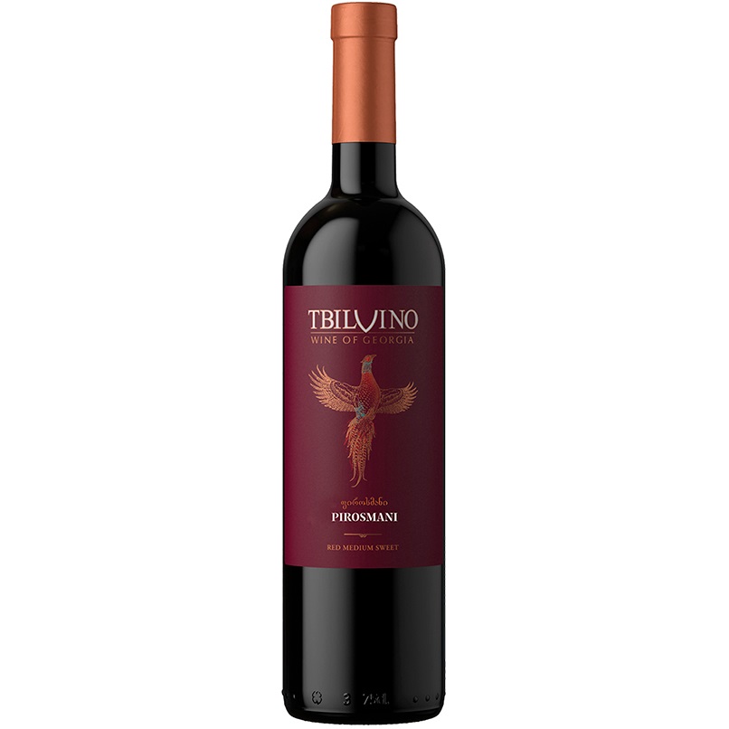 Вино Tbilvino Pirosmani, красное, полусладкое, 12,5%, 0,75 л - фото 1