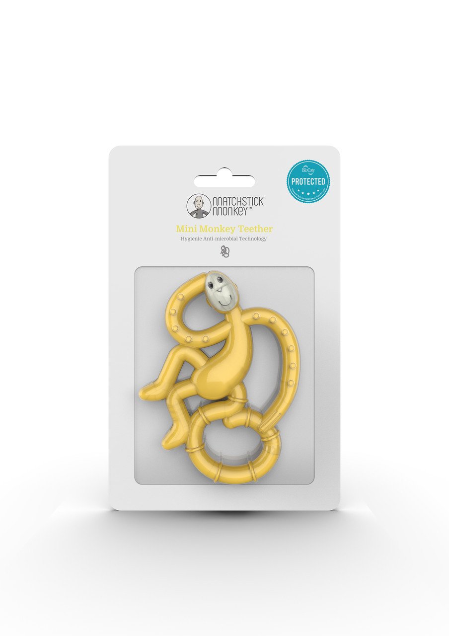 Іграшка-прорізувач Matchstick Monkey Маленька танцююча Мавпочка, 10 см, жовта (MM-МMT-006) - фото 4