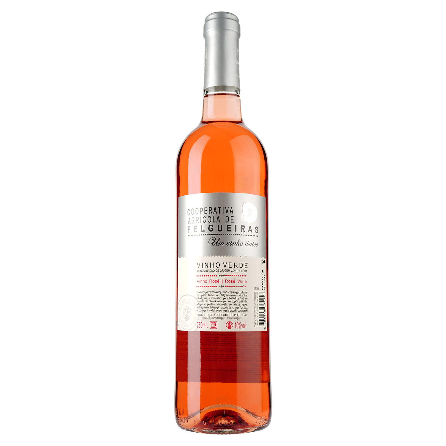 Вино Cooperativa Agricola de Felgueiras Rose, рожеве, напівсухе, 0,75 л - фото 1