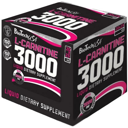 Карнітин BioTech L-Carnitine 3000 Lemon 20 шт. х 25 мл - фото 1