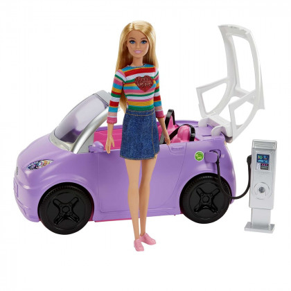 Электрокар Barbie Pink Dreams с откидным верхом (HJV36) - фото 2