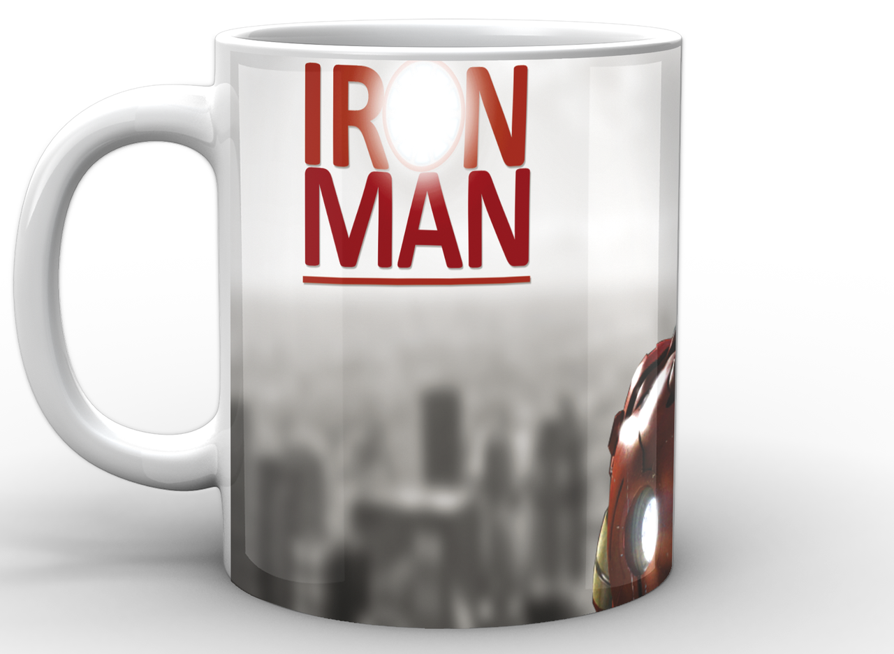 Кружка GeekLand Залізна Людина Iron Man напис IM.02.049 - фото 3