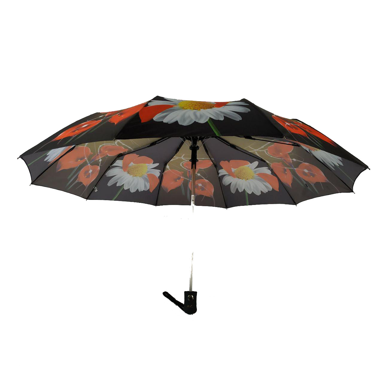 Жіноча складана парасолька напівавтомат Susino 110 см різнобарвна - фото 3