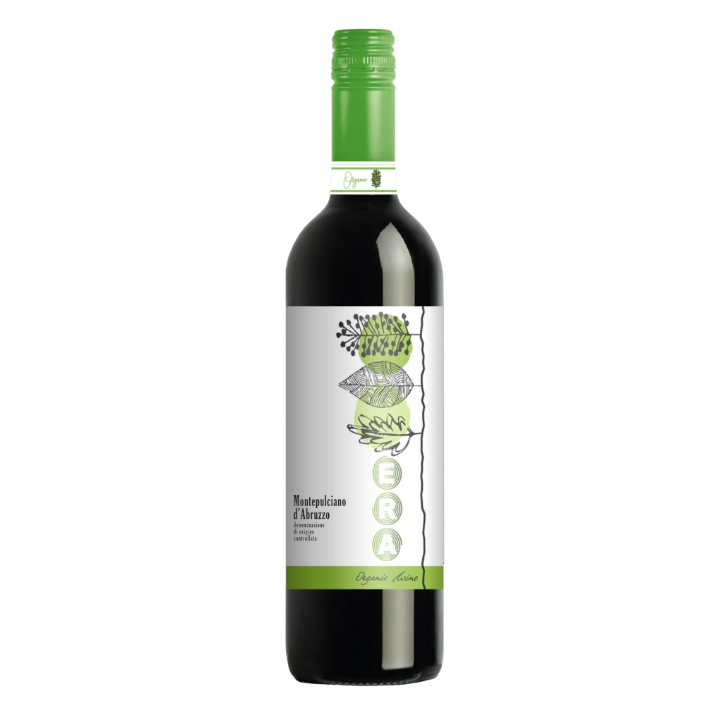Вино Era Montepulciano D'Abruzzo Organic, червоне, сухе, 13%, 0,75 л - фото 1