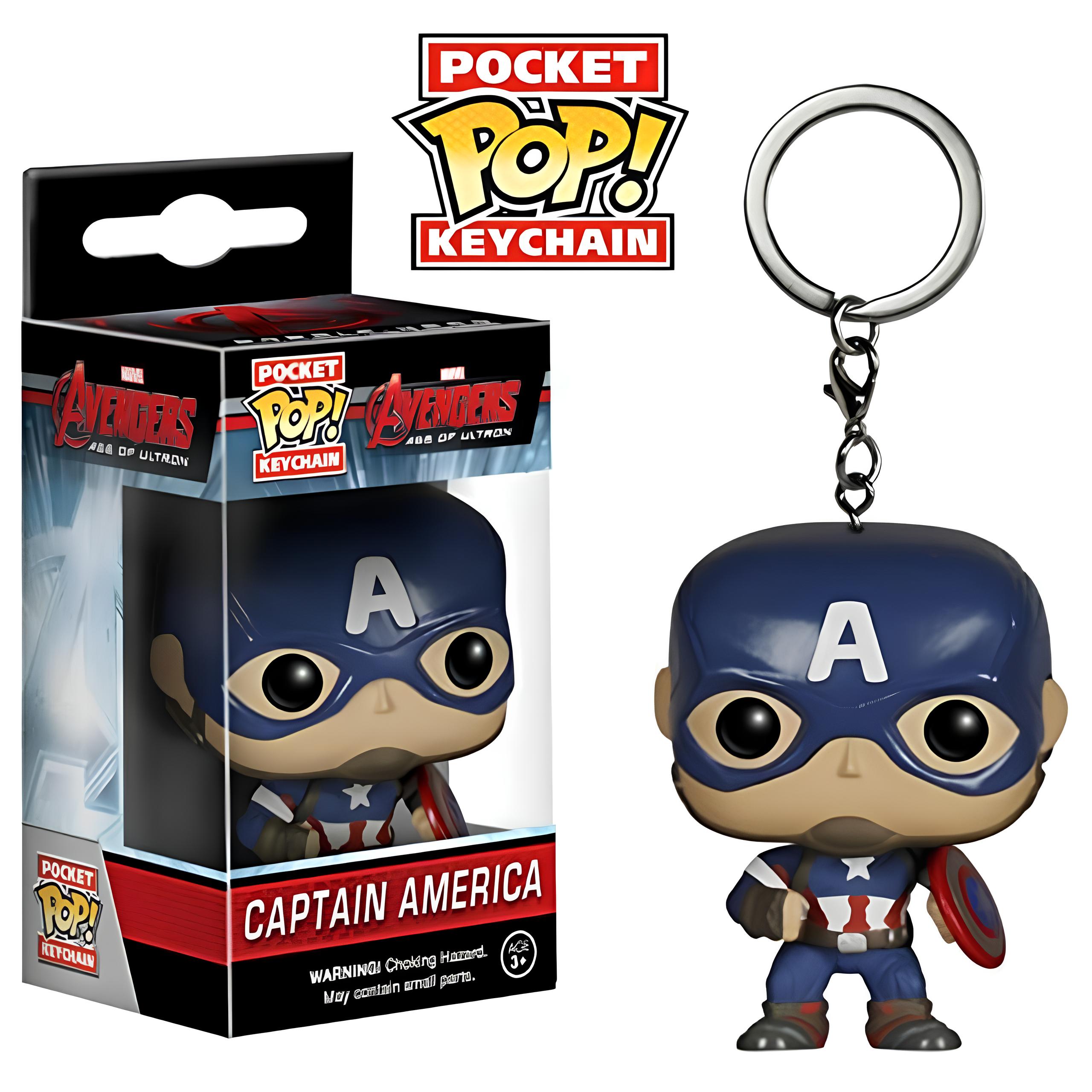 Фигурка-брелок Funko Pop! Captain America (WST CA 67) - фото 2