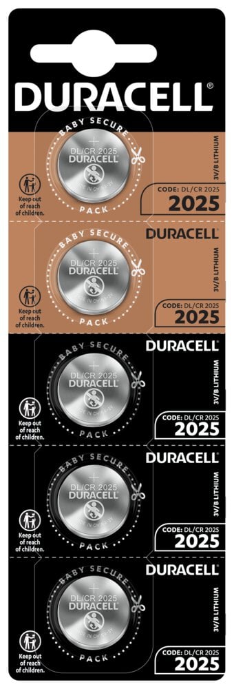 Батарейки Duracell HSDC 2025 5X1, 5 шт. (5008242) - фото 1
