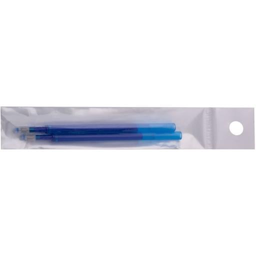Комплект стрижнів ZiBi для гелевої автоматичної ручки Пиши-прай синій (ZB.2501-01) - фото 2