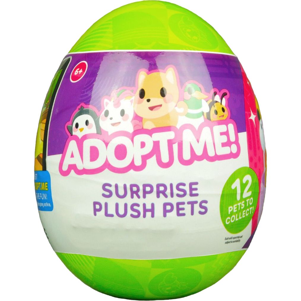 Іграшка-сюрприз в яйці Adopt Me! S2 Surprise Plush Pets в асортименті (AME0020) - фото 1