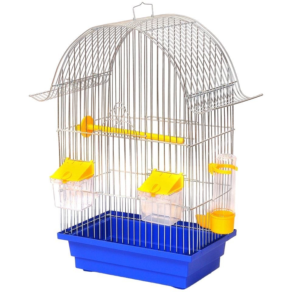 Клетка для птиц Лорі Ретро, цинк, 28х18х45 см, в ассортименте - фото 2