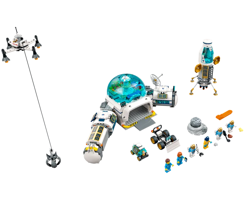 Конструктор LEGO City Місячна наукова база, 786 деталей (60350) - фото 5
