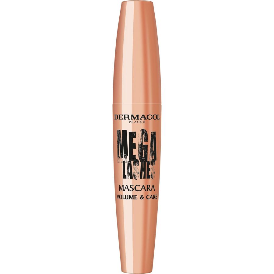 Туш для вій Dermacol Mega Lashes Mascara Volume & Care, вугільно-чорний, 11.5 мл - фото 2