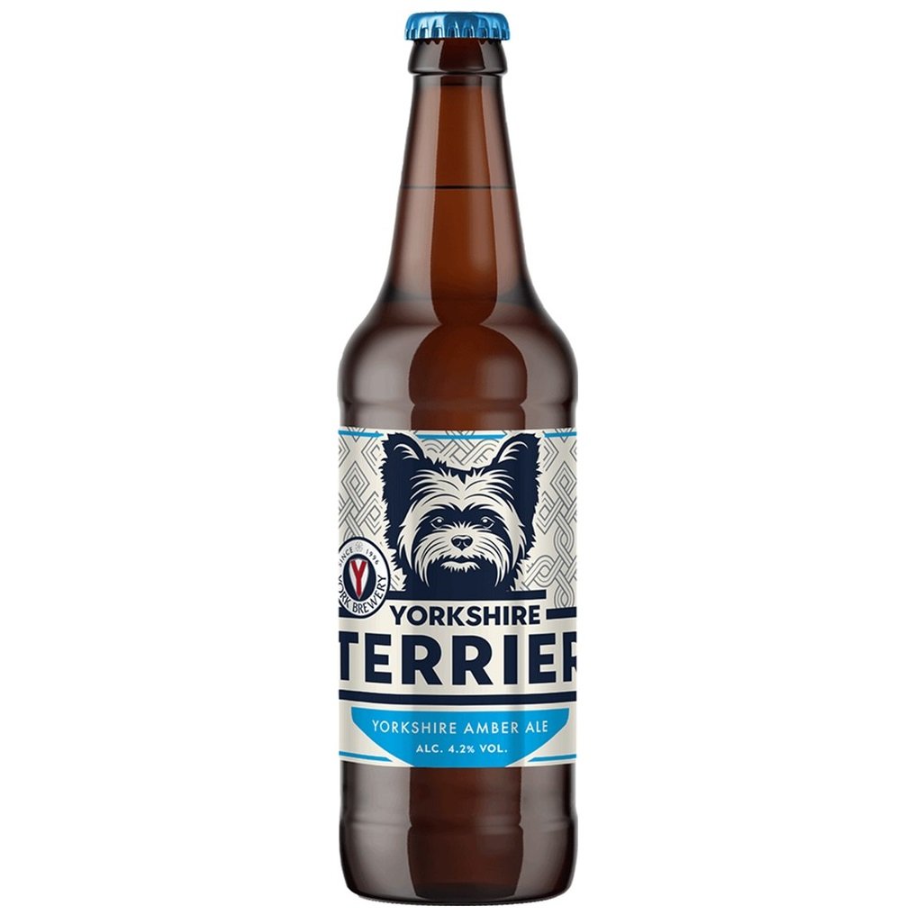 Пиво York Brewery Yorkshire Terrier, светлое, фильтрованное, 4,2%, 0,5 л - фото 1