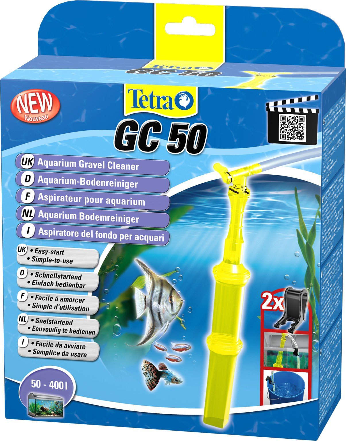 Сифон для чистки грунта Tetra GC 50 для аквариума 50-400 л (762336) - фото 1