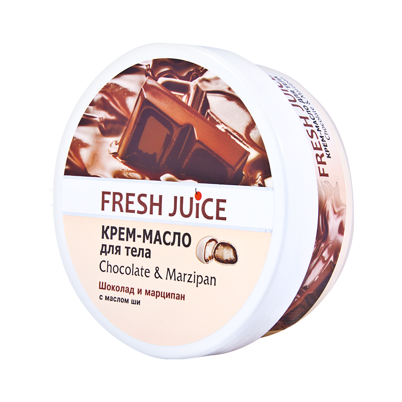Крем-олія для тіла Fresh Juice Chocolate & Мarzipan, 225 мл - фото 1