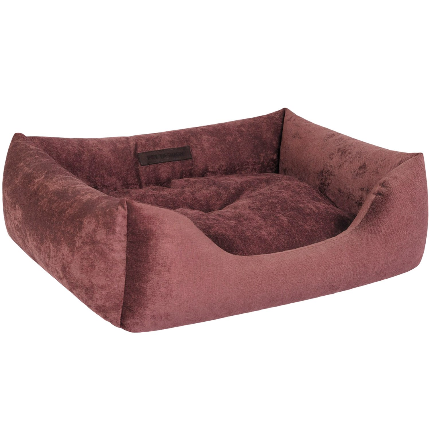 Photos - Bed & Furniture Pet Fashion Лежак для котів та собак  Denver №1, 60х50х18 см, ягідний (PR24 