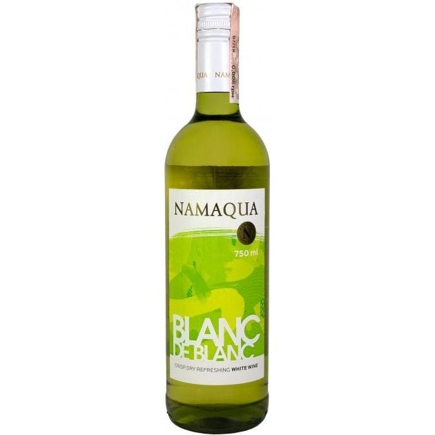 Вино Namaqua Blanc de Blanc, белое, сухое, 0,75 л - фото 1