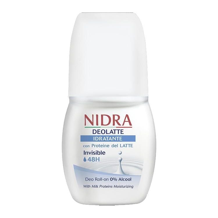 Дезодорант роликовый Nidra Roll-On Idratante увлажняющий с молочными протеинами, 50 мл - фото 1