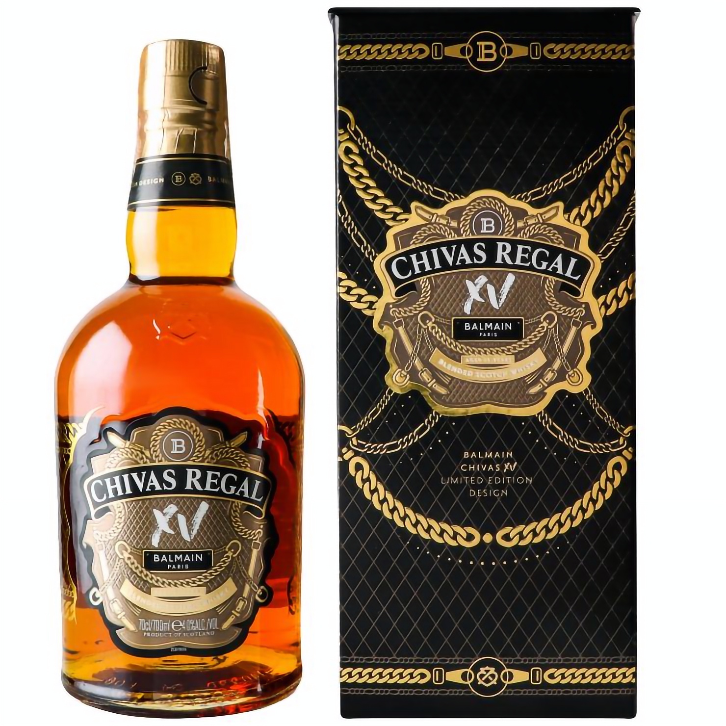 Виски Chivas Regal XV Balmain 40% 0.7 л в коробке (911757) - фото 1