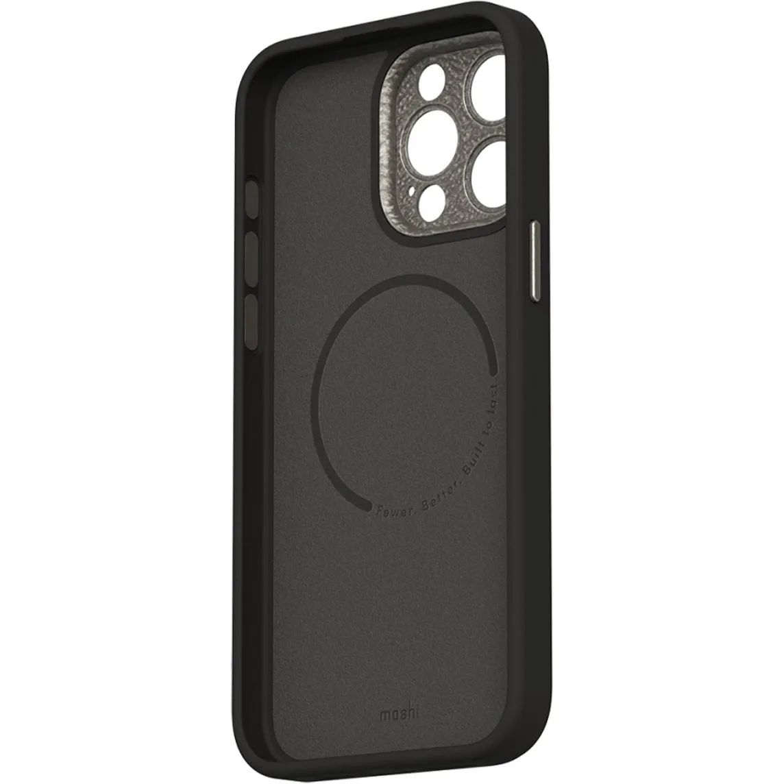 Чехол-накладка Moshi Napa Slim Hardshell Case Midnight Black для iPhone 15 Pro Max - фото 3