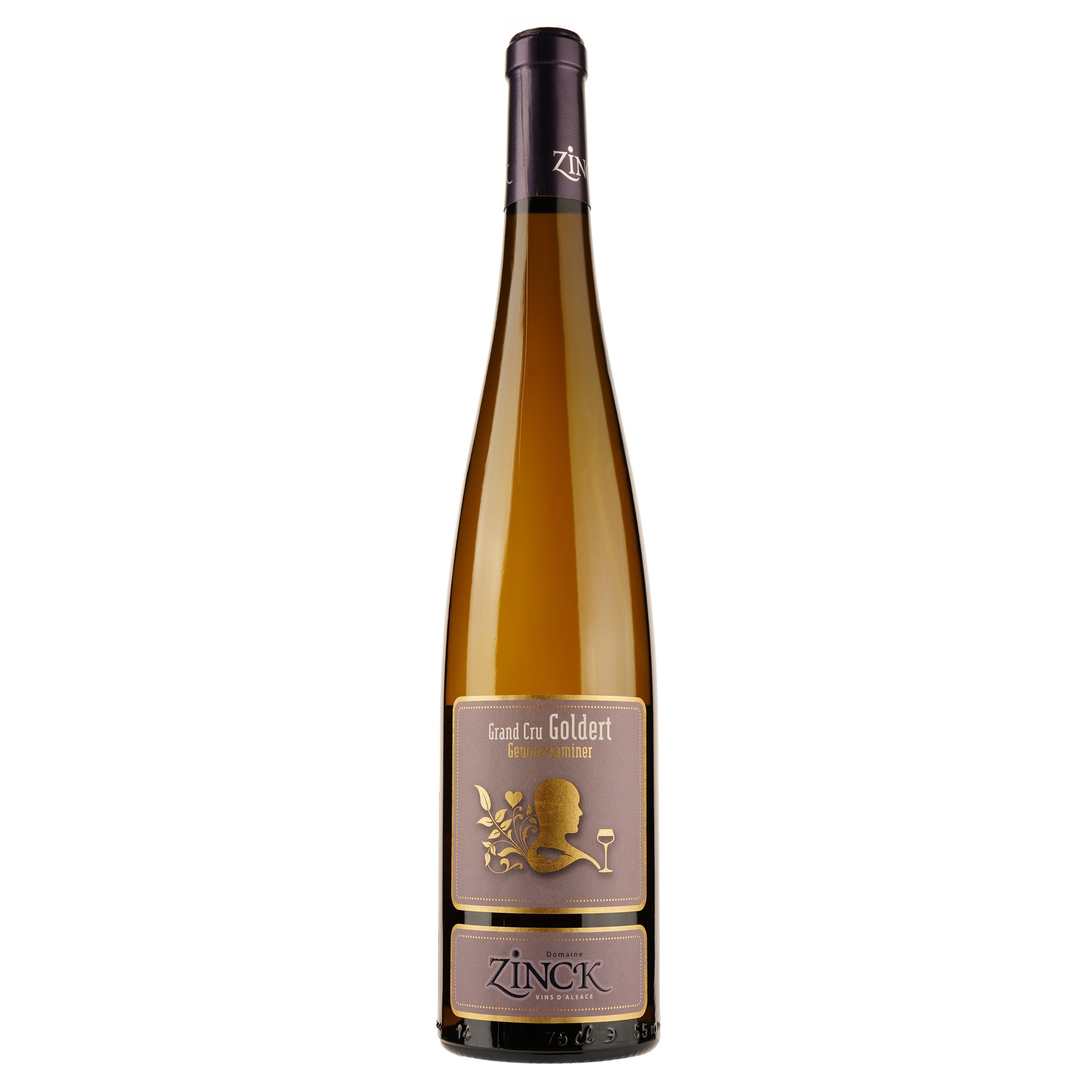Вино Vins Zinck Sarl Gewurztraminer Grand Cru Goldert, белое, сухое, 0,75 л - фото 1