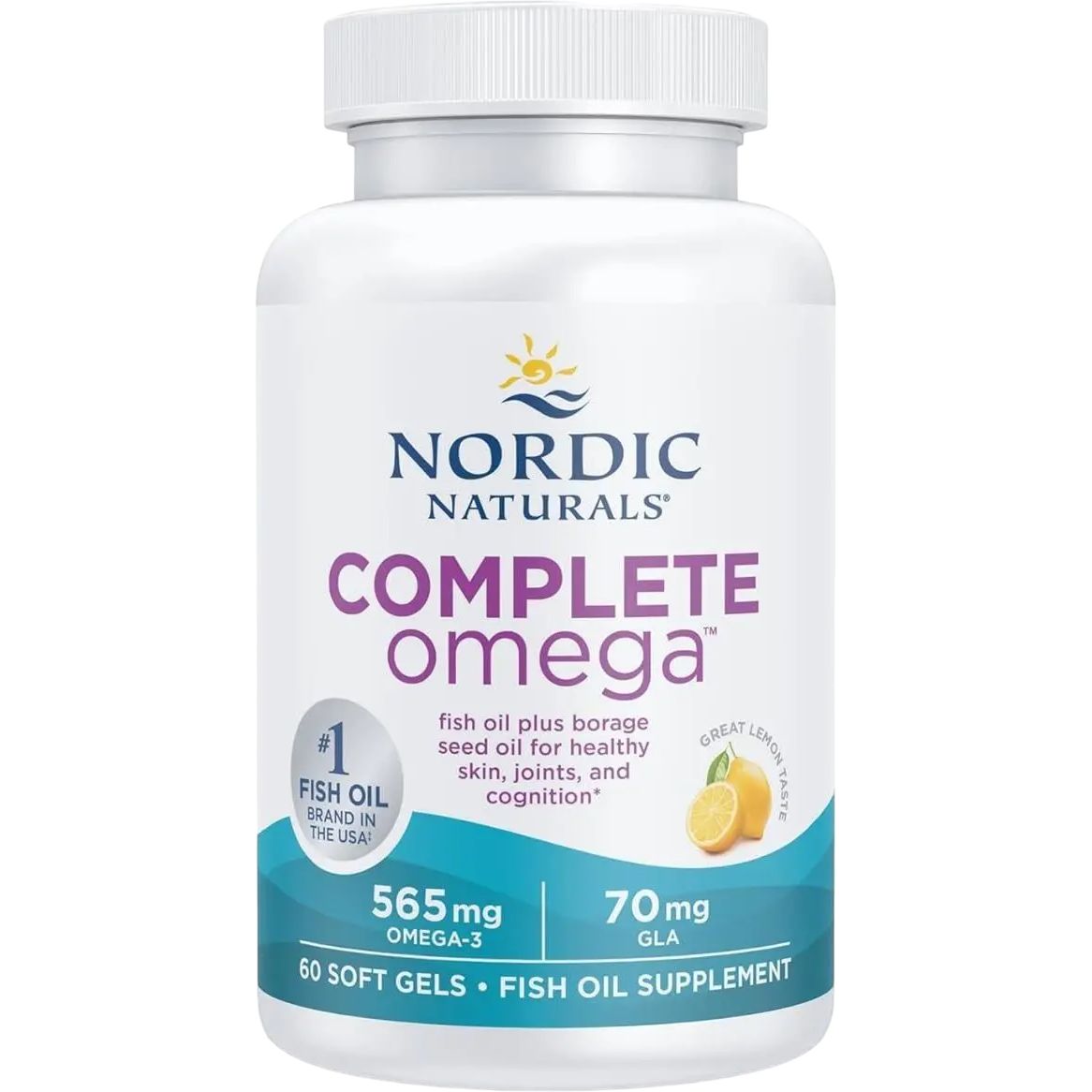 Омега комплекс Nordic Naturals Complete Omega зі смаком лимона 60 капсул - фото 1