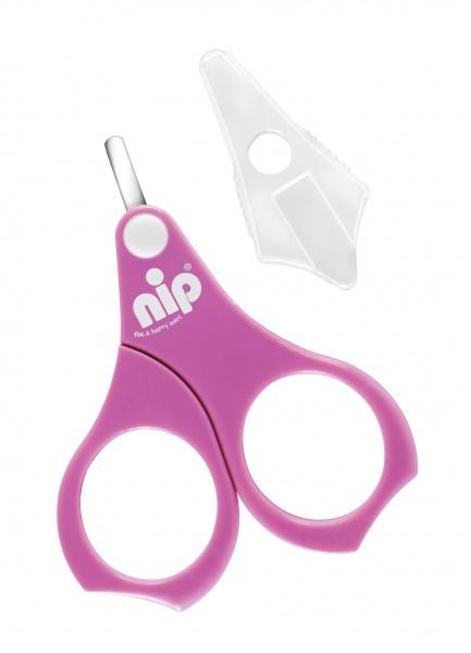 Детские ножницы с чехлом Nip, розовый (37076) - фото 1