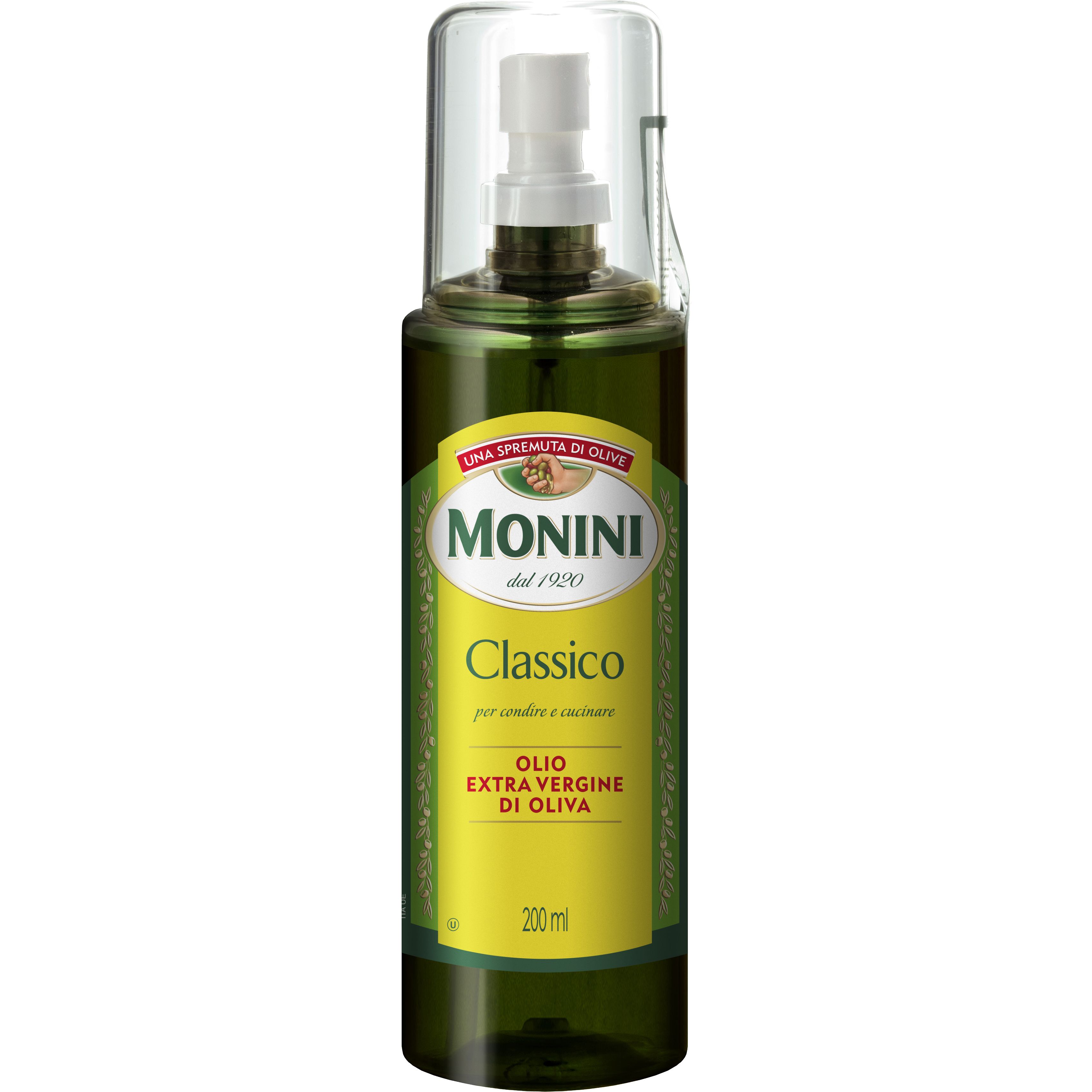 Масло оливковое Monini Extra Vergine Classico с распылителем 200 мл (934498) - фото 1