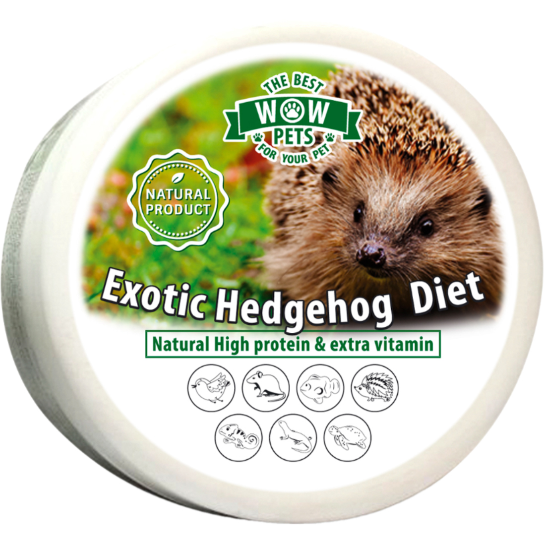 Корм для ежика и рептилий Wow Pets Exotic Hedgehog Diet 100 г - фото 1