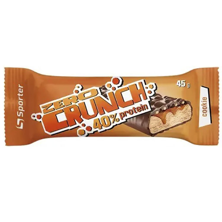 Протеиновый батончик Sporter Zero Crunch 40% Protein Печенье 45 г - фото 1