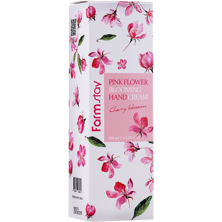 Крем для рук FarmStay Pink Flower Blooming Hand Cream Cherry Blossom, з ароматом цвітіння вишні, 100 мл - фото 2