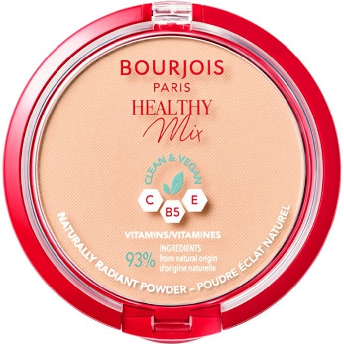 Компактна пудра Bourjois Healthy Mix, відтінок 002 (Vanilla), 10 г - фото 1
