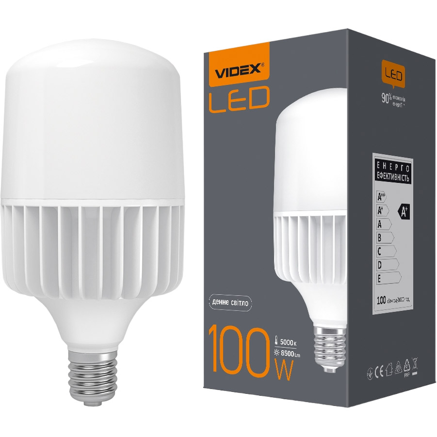 Світлодіодна лампа Videx LED A145 100W E40 5000K (VL-A145-100405) - фото 1
