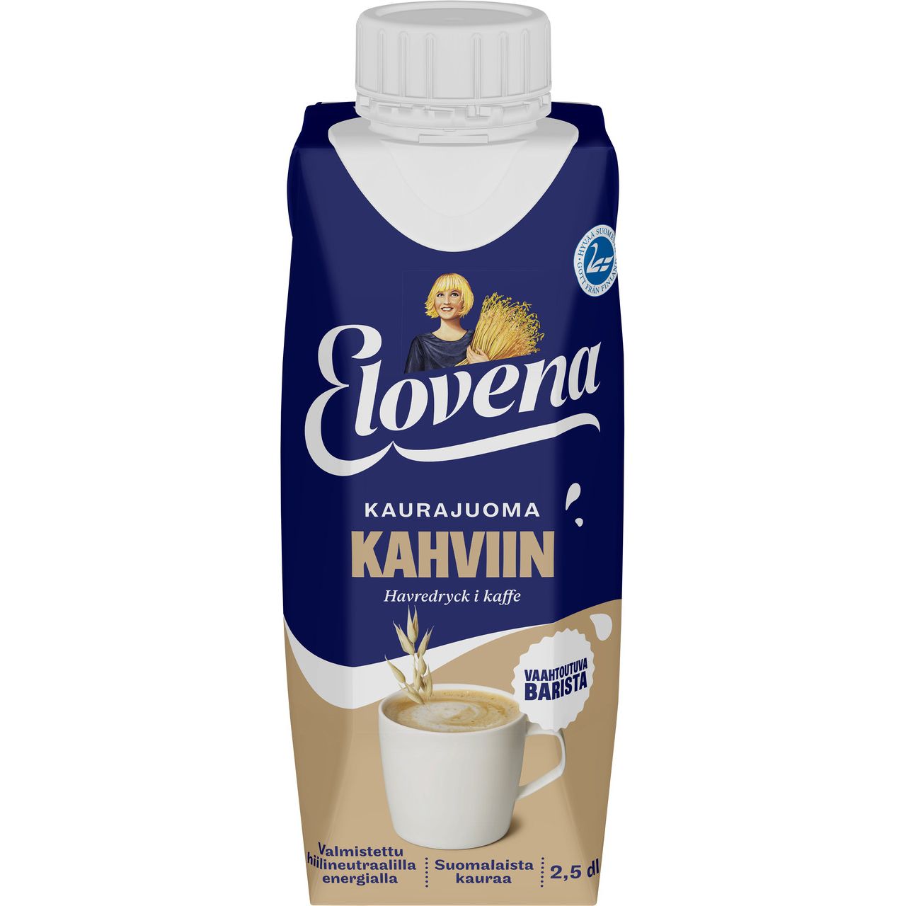 Вівсяне молоко Elovena Barista Khviin до кави 250 мл - фото 1