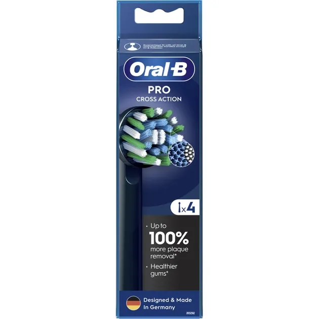 Насадки для зубной щетки Oral-B Pro Cross Action черные 4 шт. - фото 3