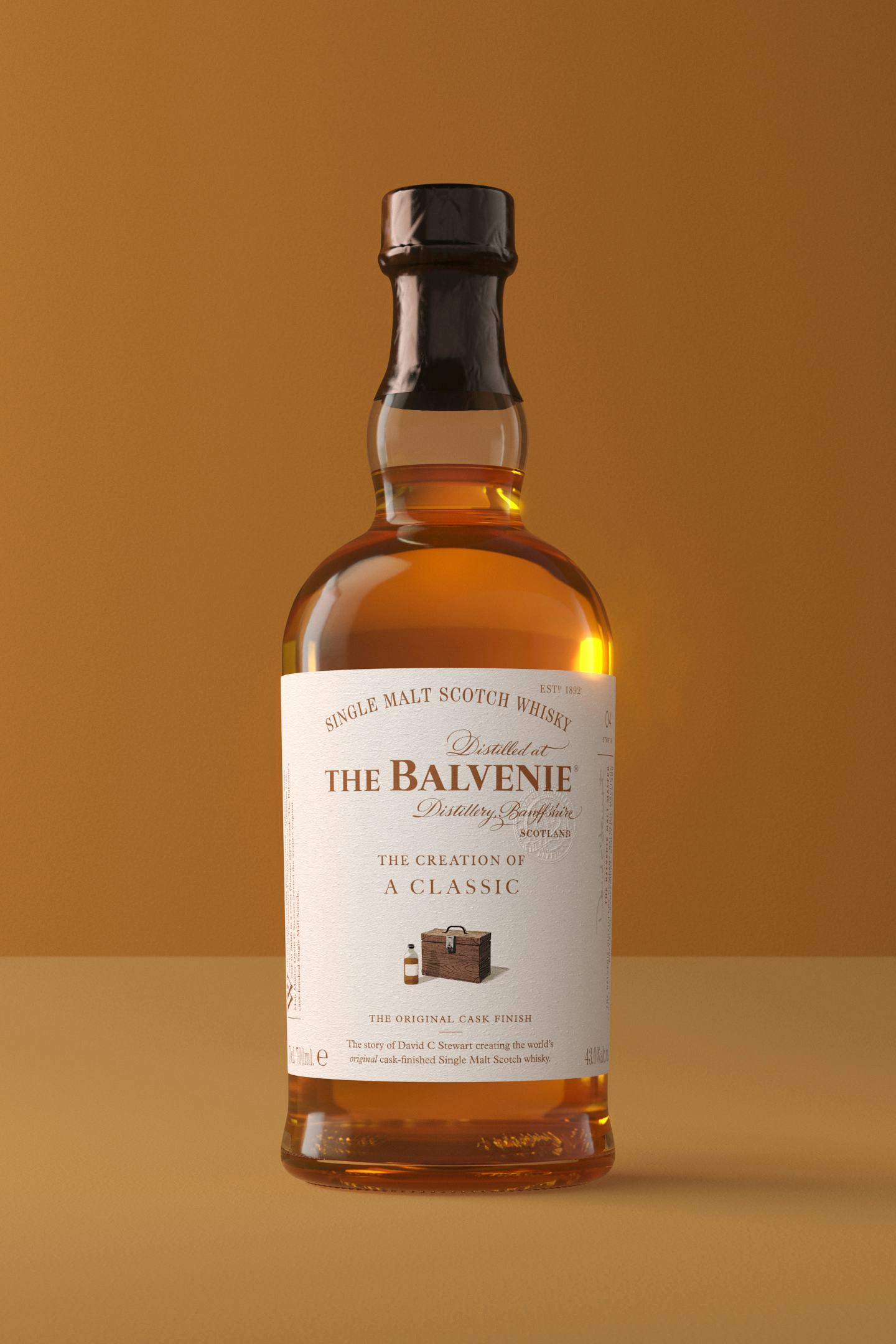 Віскі Balvenie Creation of a Classic Single Malt Scotch Whisky 43% 0.7 л в подарунковій упаковці - фото 2