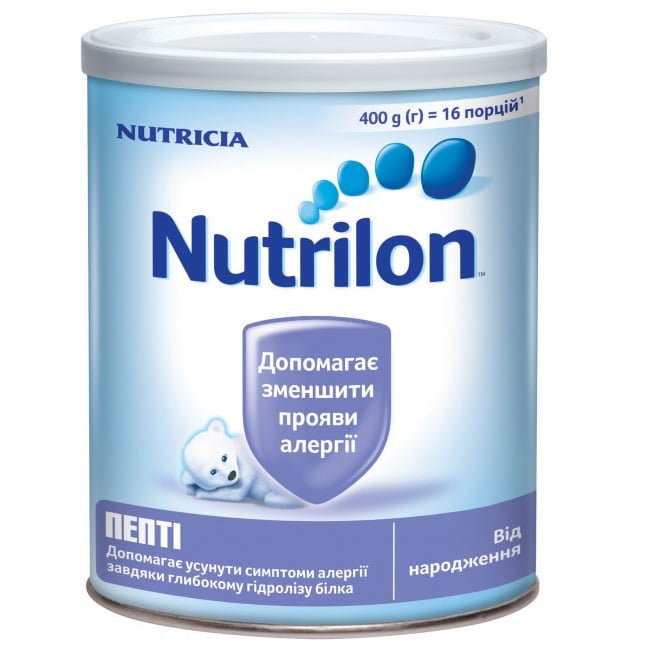 Суха молочна суміш Nutrilon Пепті, 400 г - фото 1